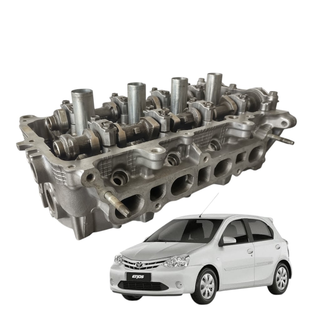 Cabeçote Revisado Std Toyota Etios 1.5 16v 2012 À 2015.