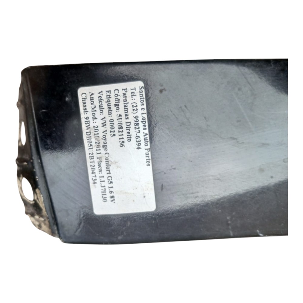 Paralama Direito Vw Voyage Gol Saveiro G5 2008 Á 2012. 10