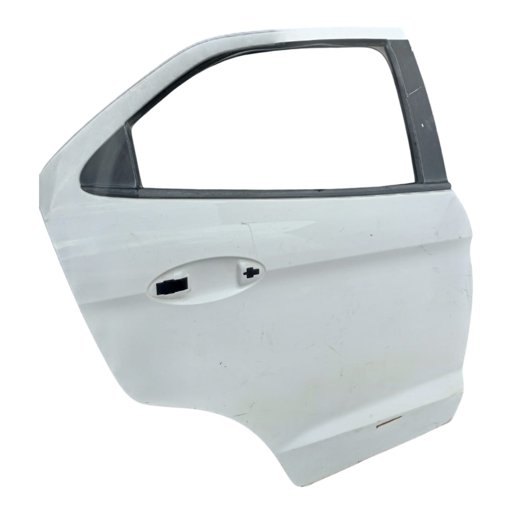 Porta Traseira Direita Ford Ka Hatch 2013 À 2021. Traseira Direito Branco 2