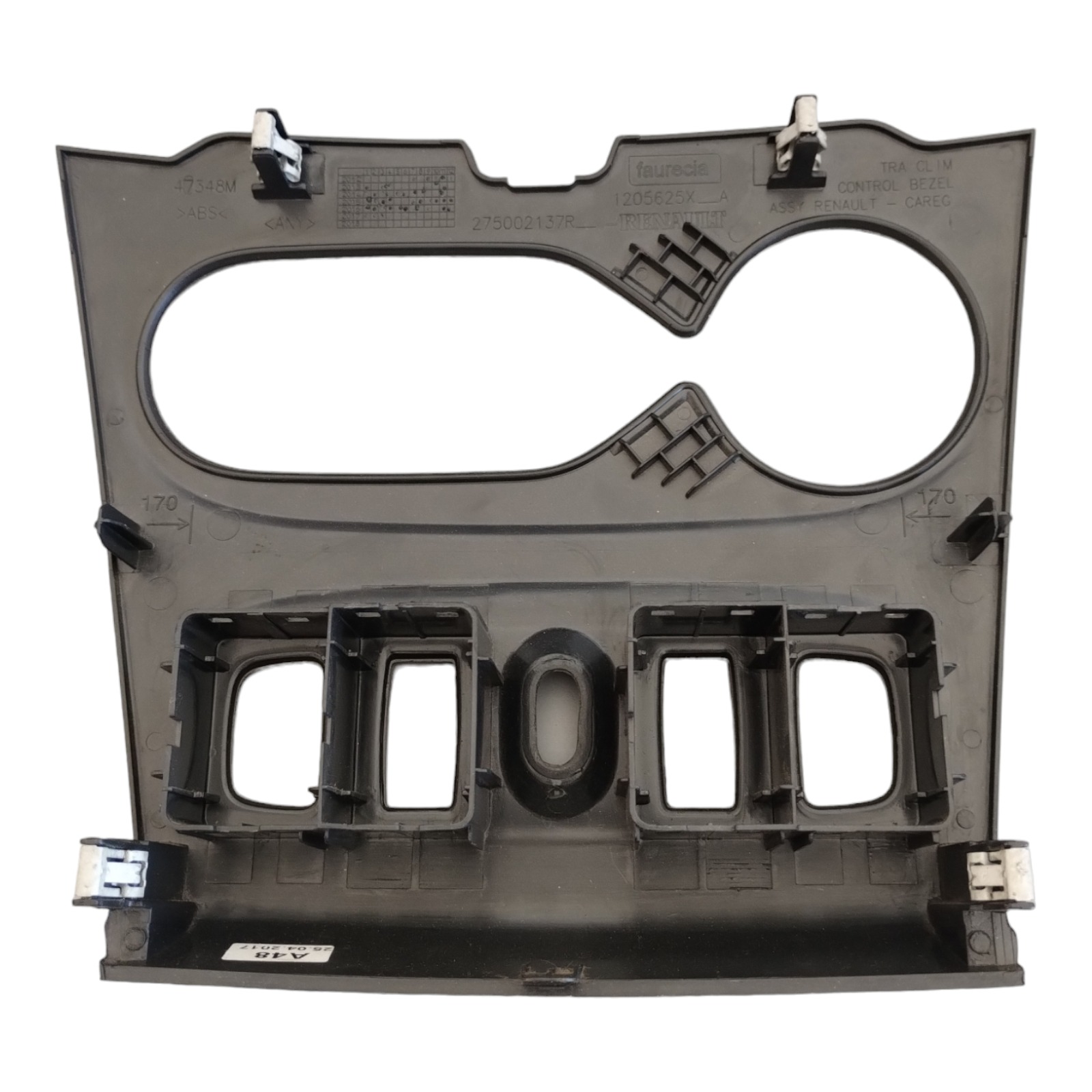 Moldura Do Comando Central De Ar Renault Sandero Stp. 2