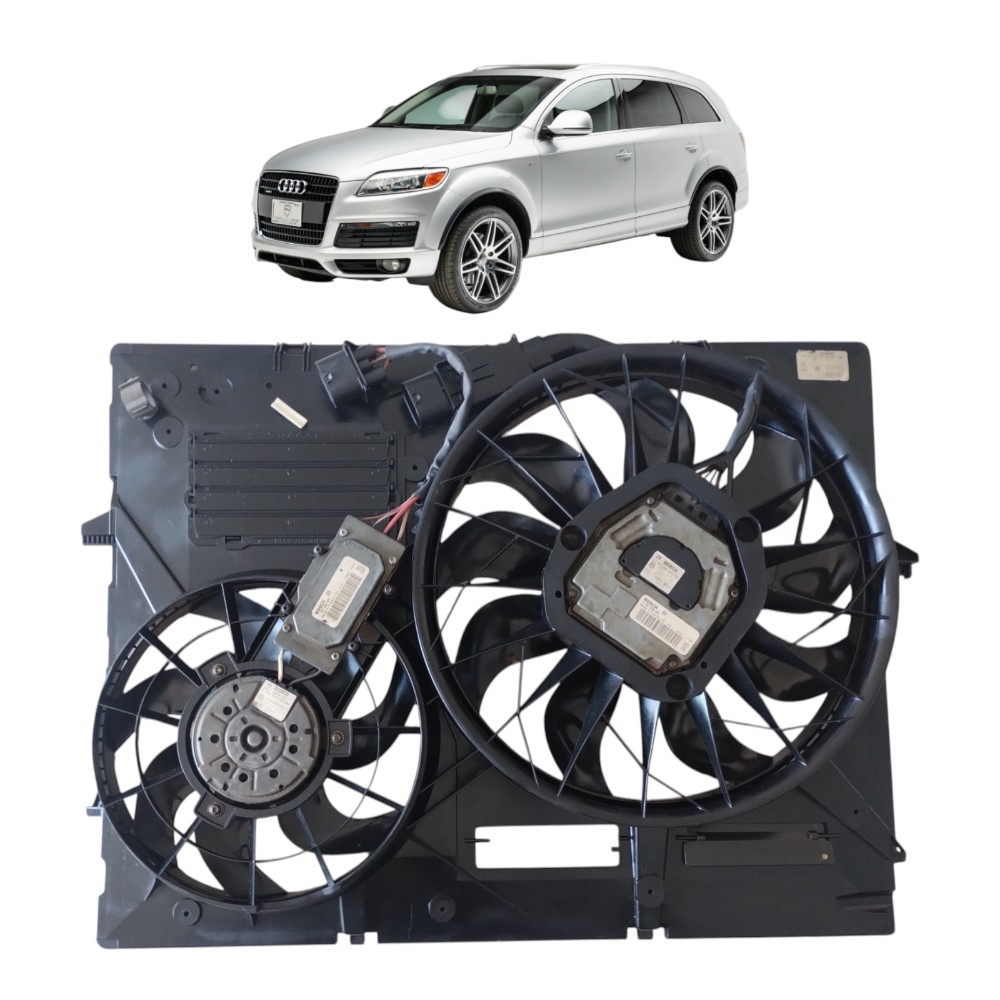 Ventoinha Eletroventilador com Módulo Audi Q7 Touareg.