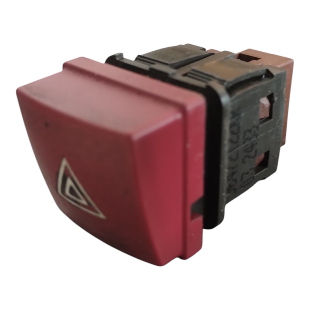 Botão Pisca Alerta Peugeot 206 207 2008 À 2014 Original. Vermelho 2