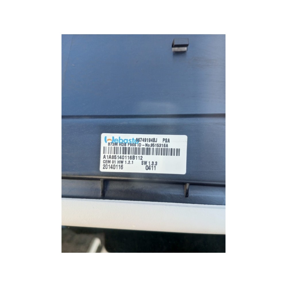 Borracha Cabo Teto Solar Citroen C4 Lounge 2014 À 2018. 6