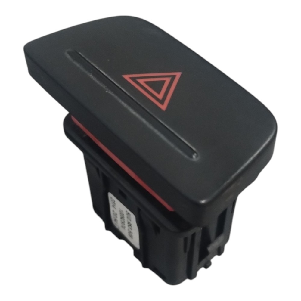 Botão Pisca Alerta Vw Gol Saveiro Voyage 2013 A 2016. Preto C Detalhe Vermelho 2