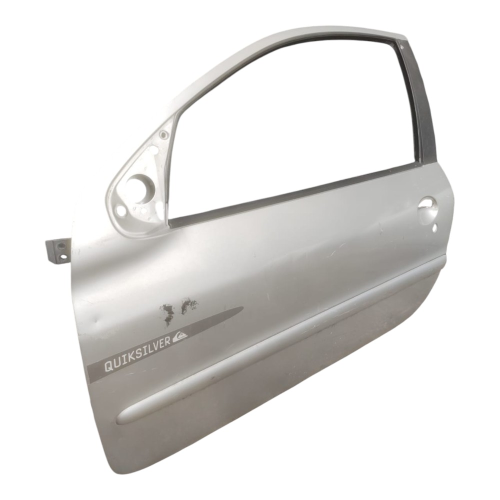 Porta Dianteira Esq. Peugeot 206 E 207 2 Portas Quiksilver. Dianteira Esquerdo Cinza 2