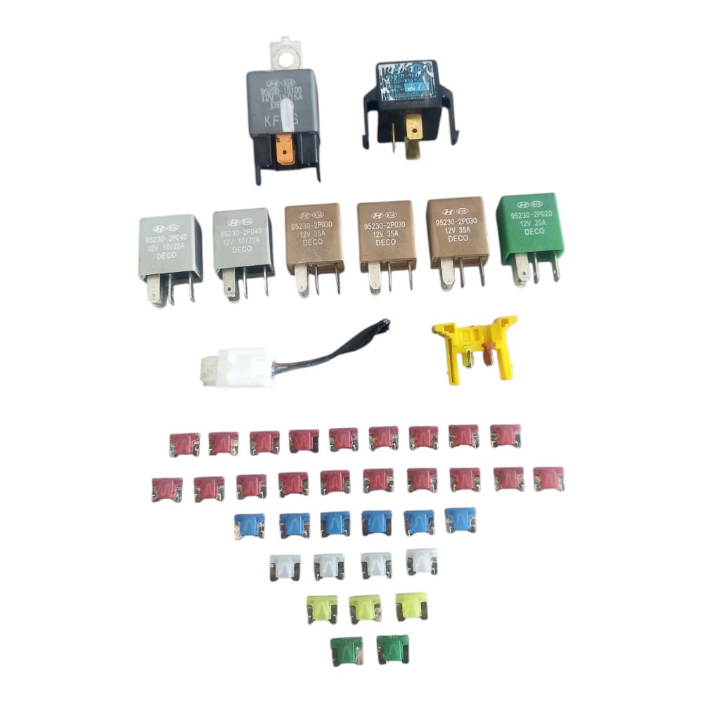 Kit Relé E Fusíveis Interno Hyundai Hb20 Aut 1.6 16v. 16/19.