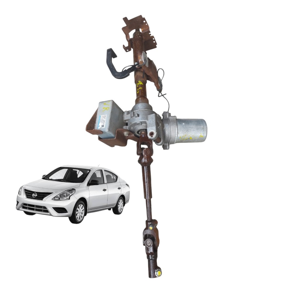 COLUNA DIREÇÃO ELÉTRICA COM MÓDULO NISSAN VERSA 2015 À 2019.