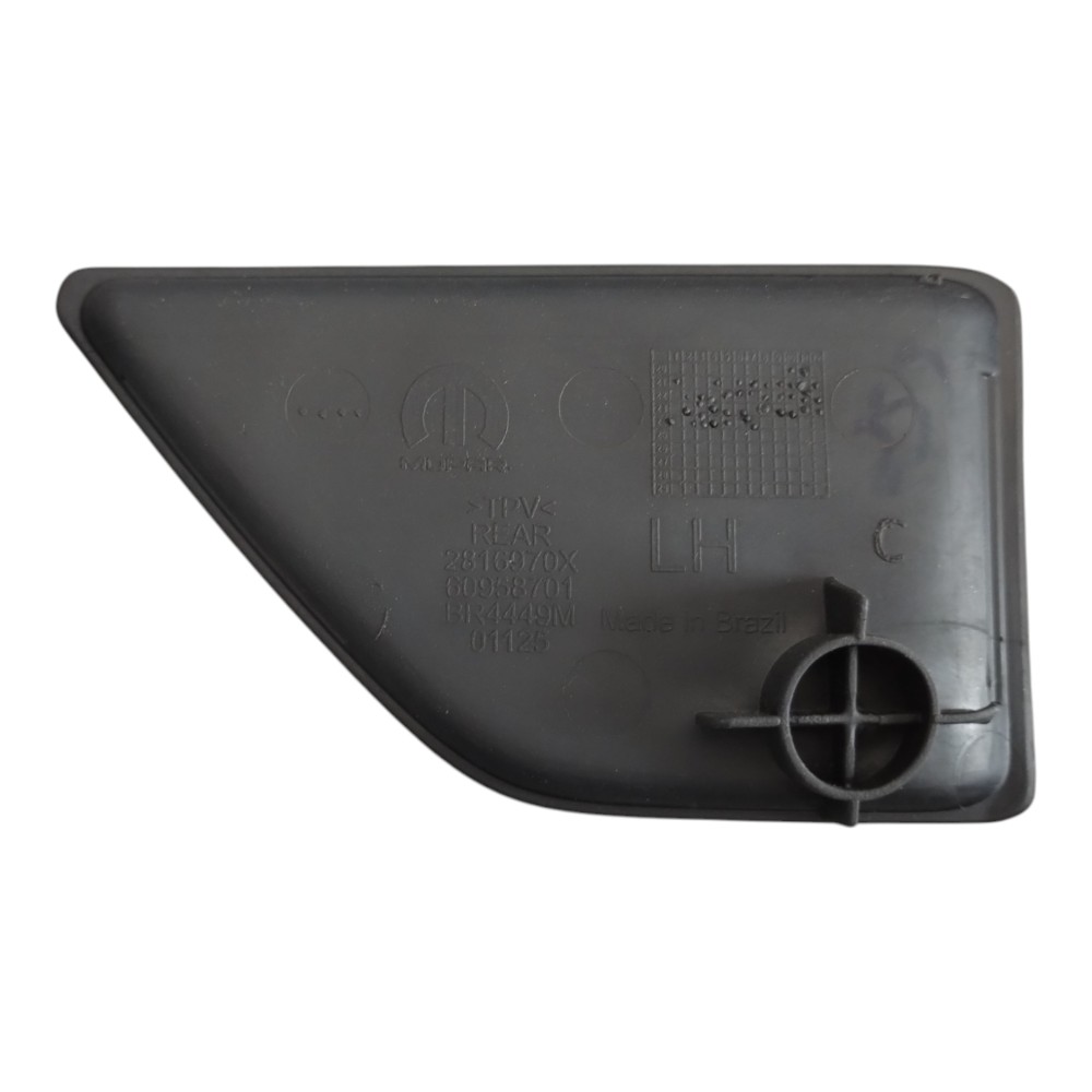 Moldura Maçaneta Interna Traseira Esq. Jeep Compass 22 À 26. Preto Traseira 2