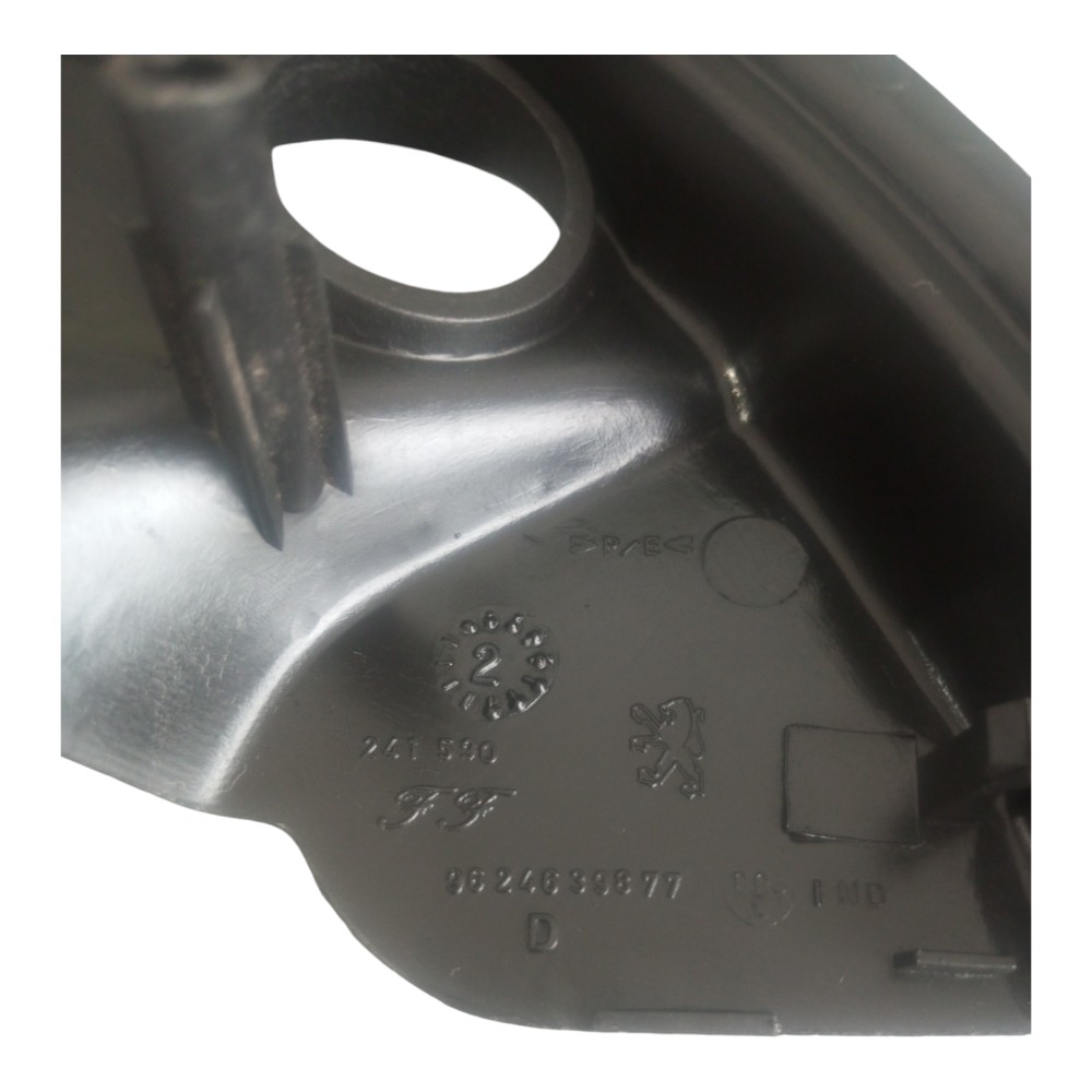 Moldura Interna Retrovisor Direito Peugeot 206 2008 À 2012. – Preto 3