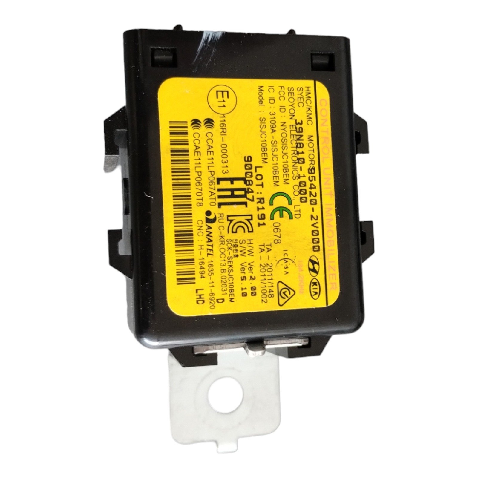 Kit De Módulos De Injeção Hyundai Hb20 1.6 16v Automático. 5