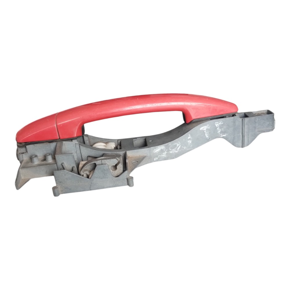 Maçaneta Externa Traseira Esquerda Peugeot 208 2014 À 2019. Vermelho Traseira 3