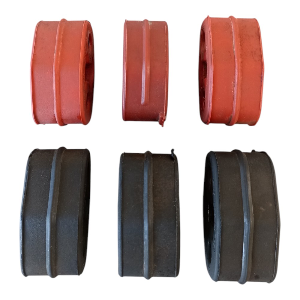BORRACHA SUPORTE COXIM ESCAPAMENTO VW GOL VOYAGE SAVEIRO G6. 3