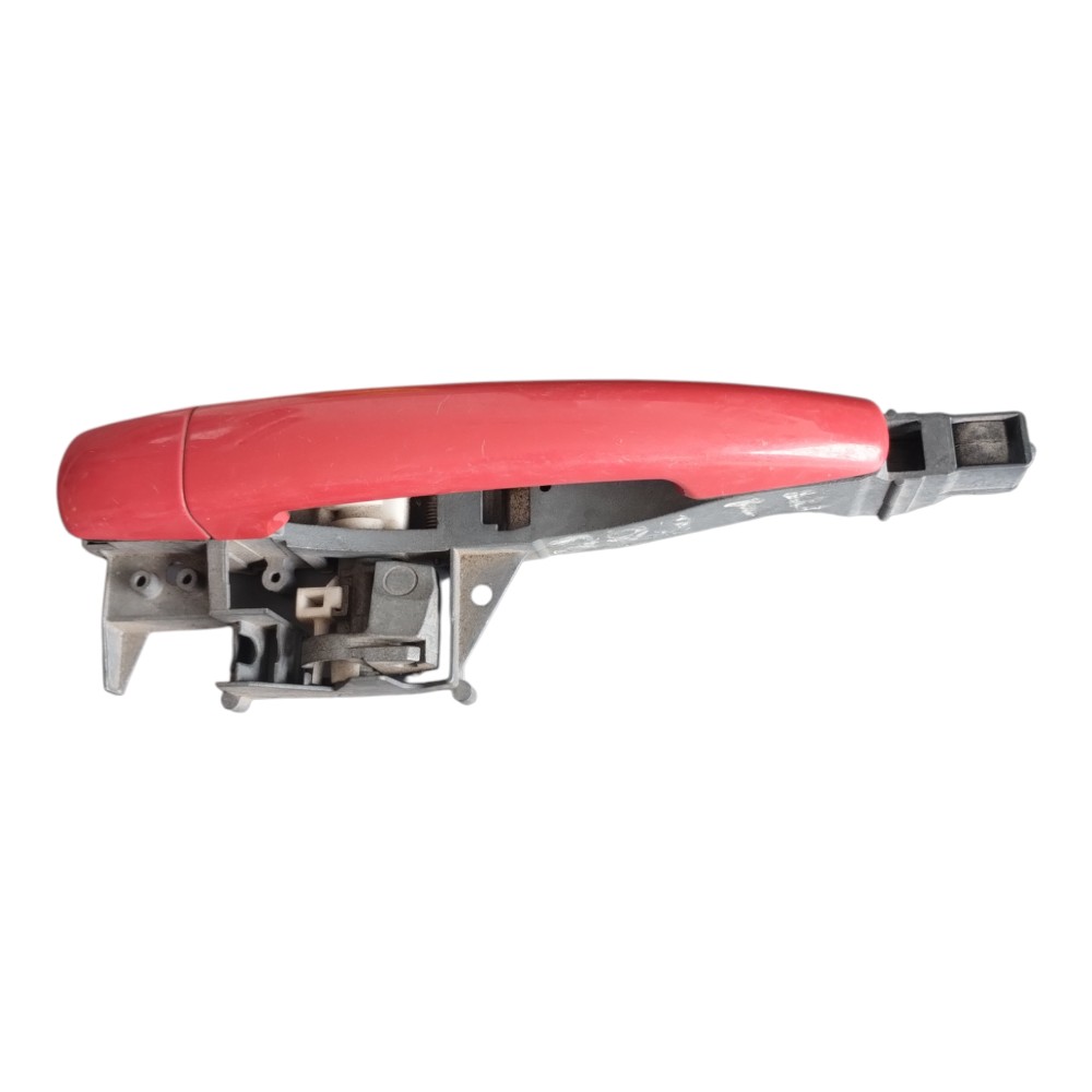 Maçaneta Externa Traseira Esquerda Peugeot 208 2014 À 2019. Vermelho Traseira 1