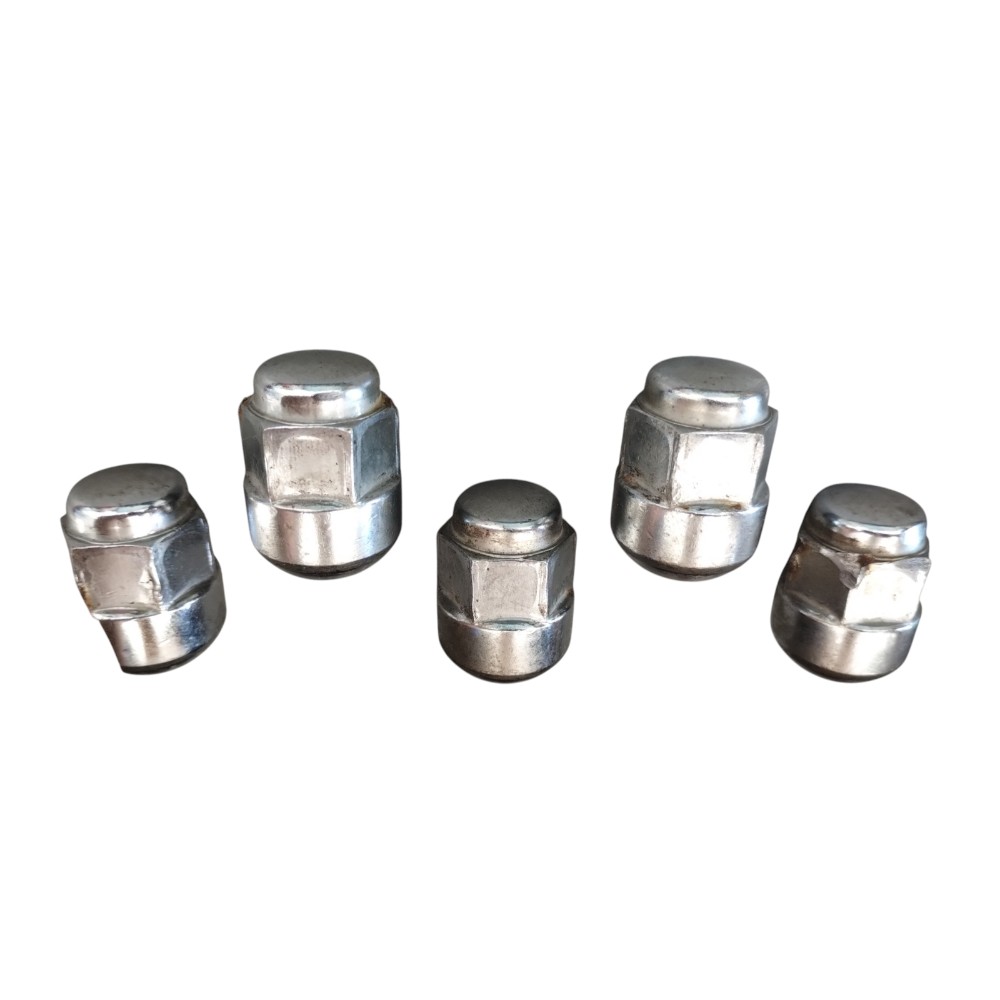 Kit 5 Porcas Da Roda Honda Hr-v 2015 Á 2019 Aço Cromado. 4