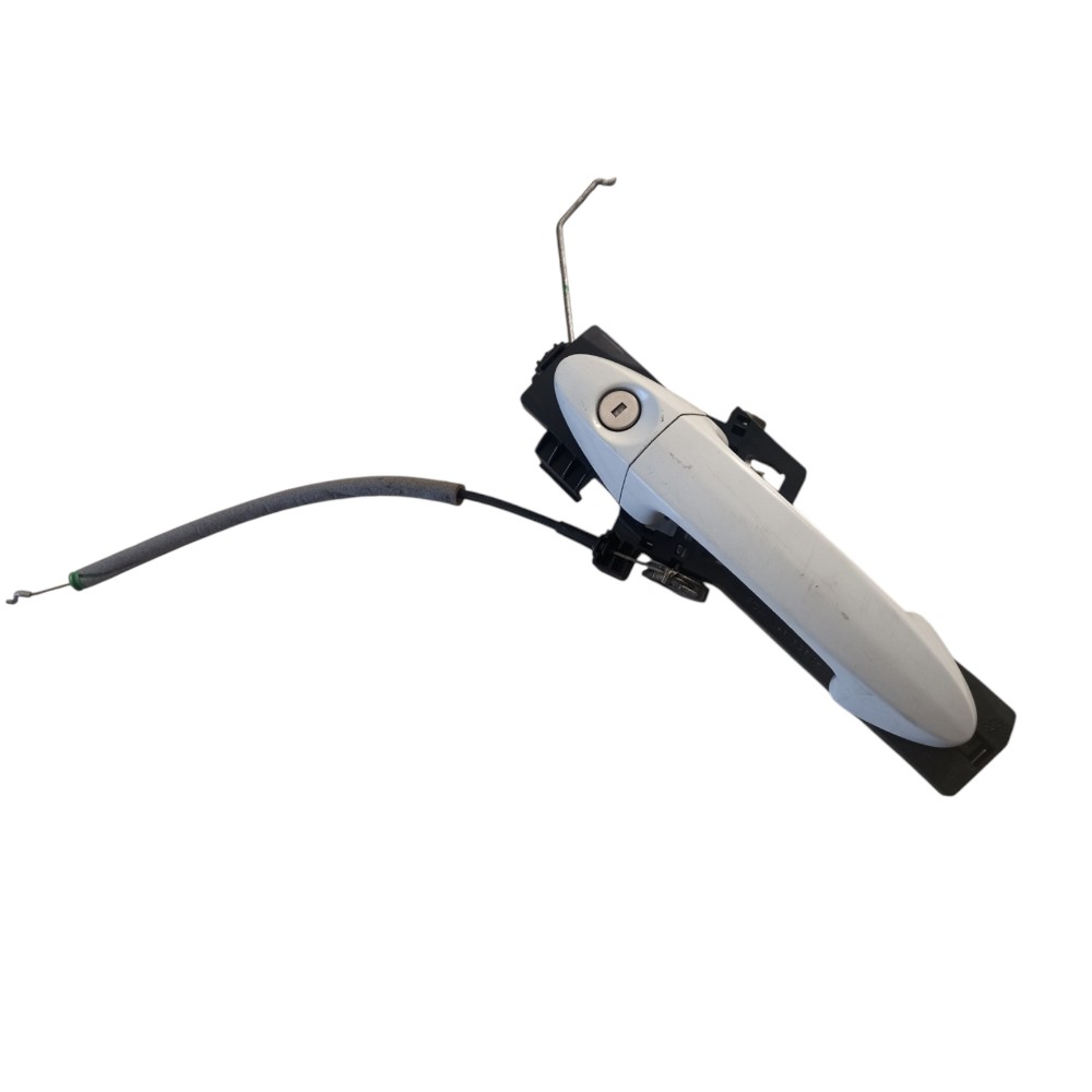 Maçaneta Externa Porta Dianteira Esquerda Ford Ka 14/19. Branco Dianteira 3