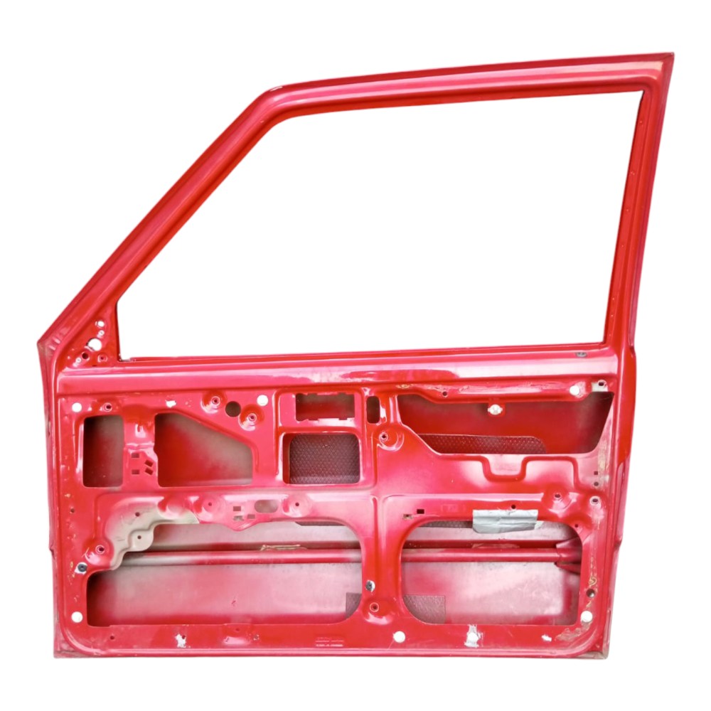 Porta Dianteira Direita Fiat Uno Fire 2 Portas 2004 Á 2013. Dianteira Direita Vermelho 2