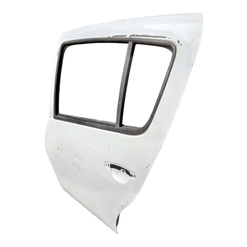 Porta Traseira Esquerda Renault Sandero 2009 Á 2013. Traseira Esquerda Branco 4