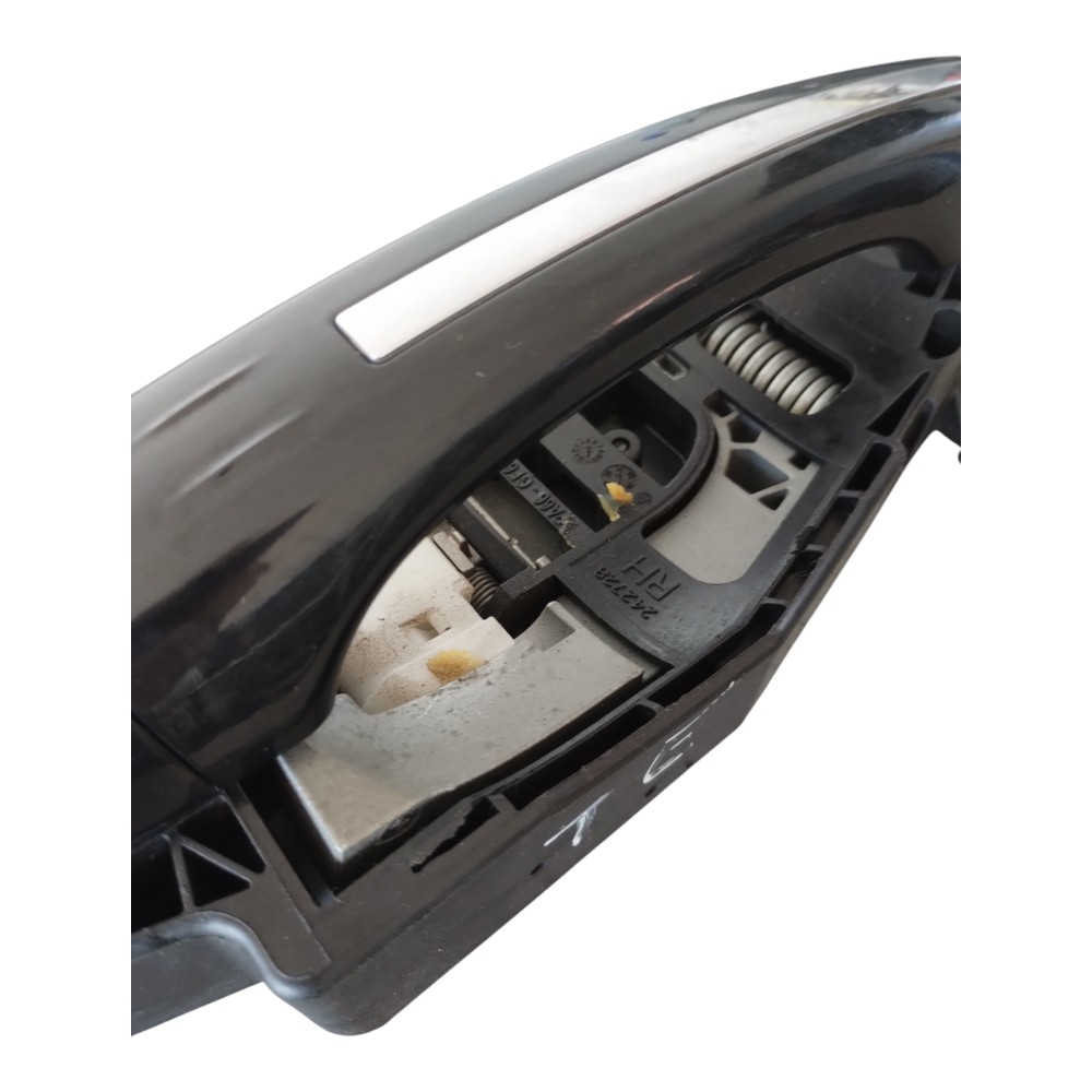 Maçaneta Externa Traseira Esquerda Citroen C4 Lounge 14/18. Preto E Cromado Traseira 4