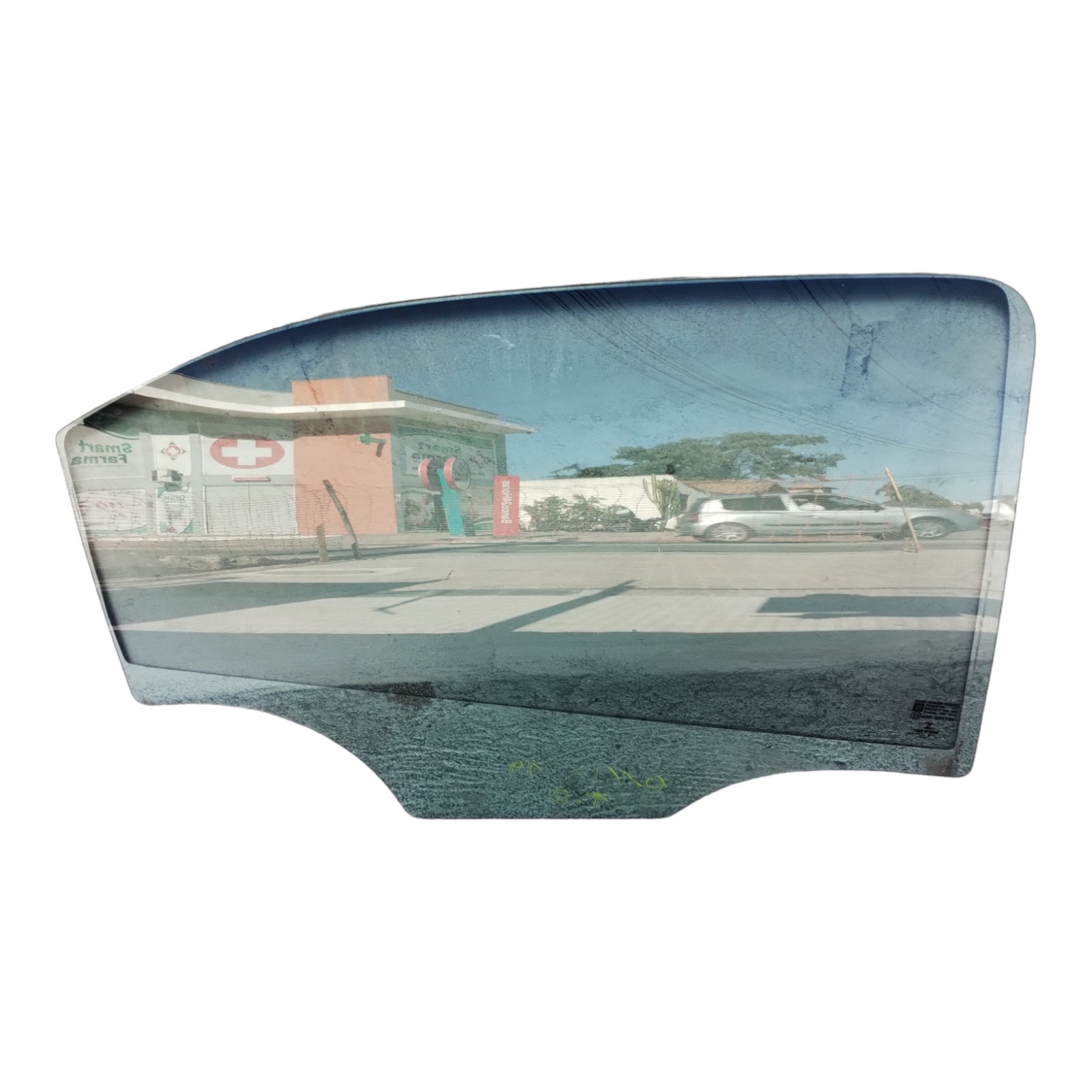 VIDRO DA PORTA TRASEIRA DIREITA GM ONIX PRISMA 2013 À 2019.