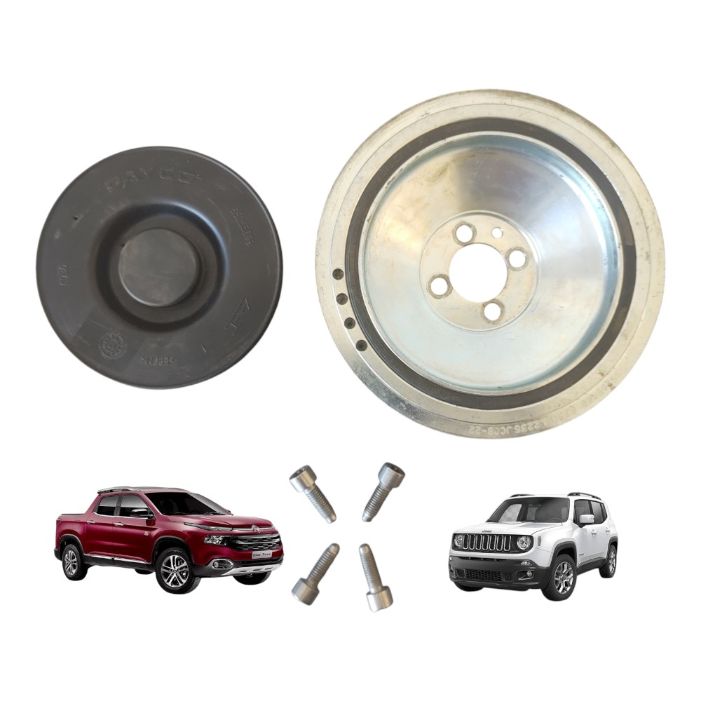 Polia Virabrequim Fiat Toro Jeep Renegade Compass 2.0 16v Di 1