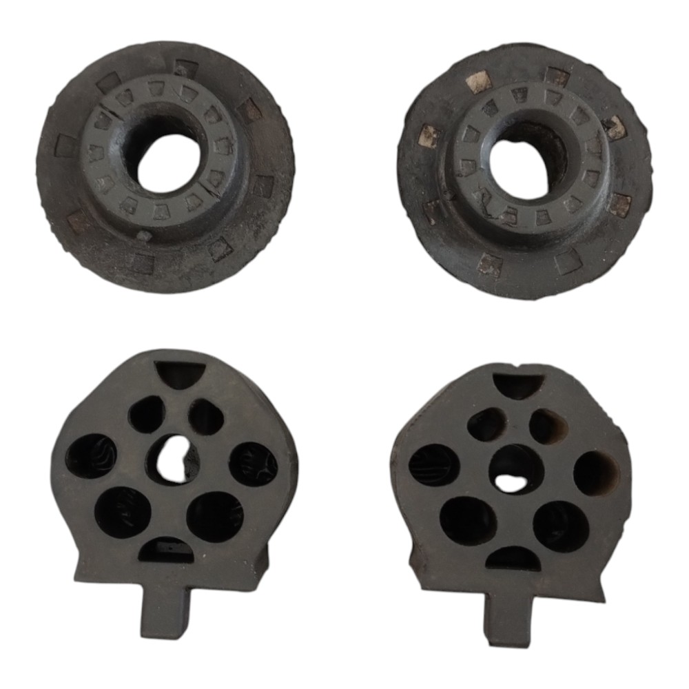 Borrachas do Coxim Radiador Gm Onix Prisma 2013 à 2019.