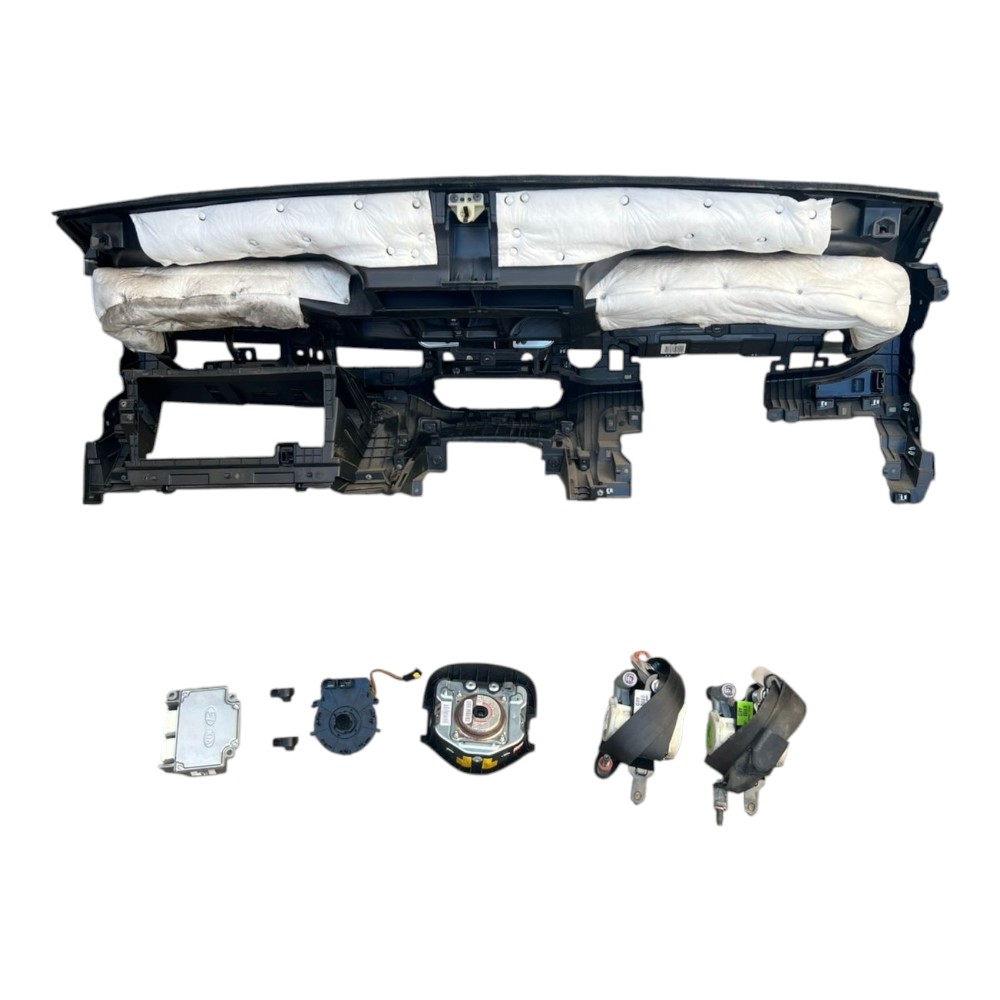 Kit Capa Painel Módulo Bolsa Volante Kia Sportage 11 À 16. Preta 3