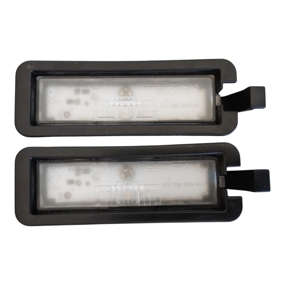 Par Luz De Placa Jeep Compass T270 2017 À 2026 Original. 2