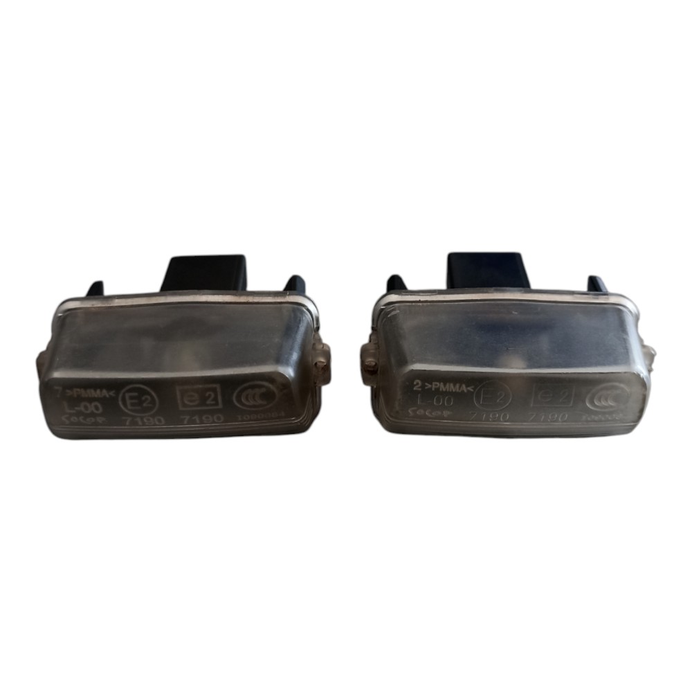 Par Luz Da Placa Peugeot 206 207 Citroen C3 1.4 8v. 4