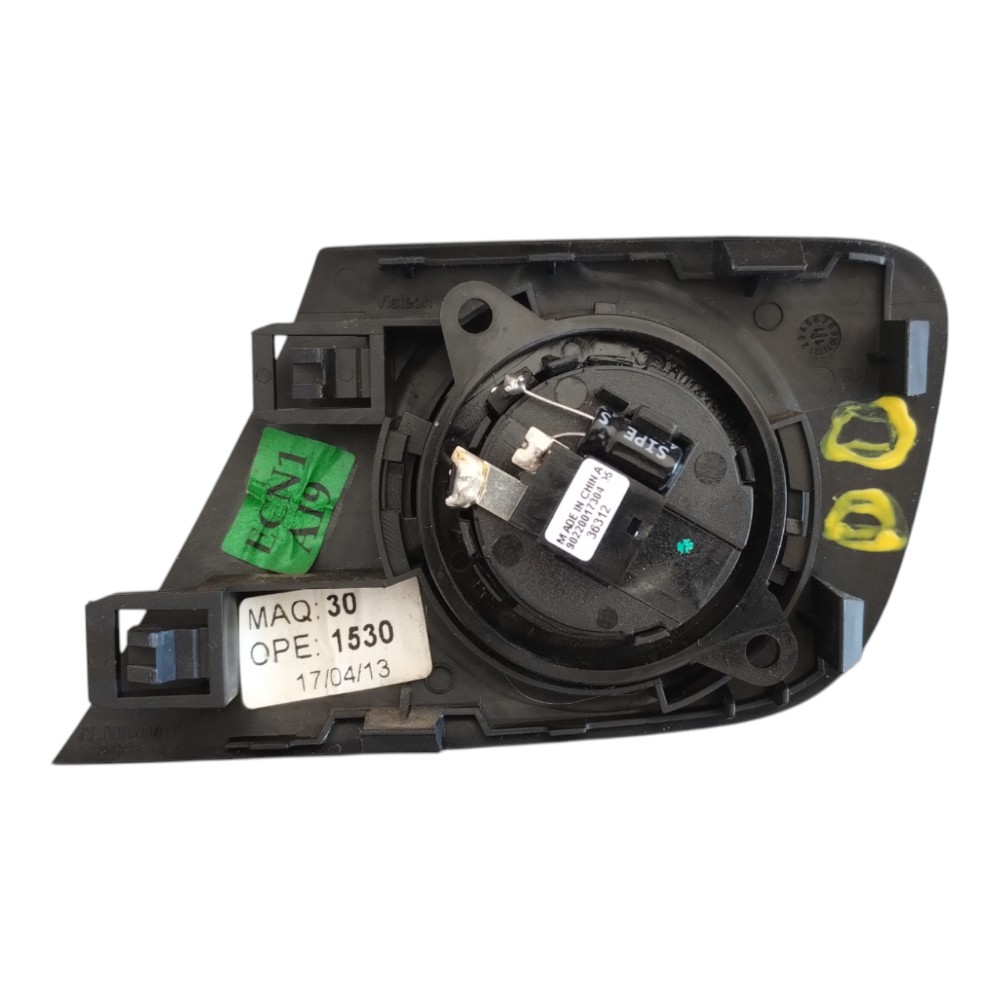 Moldura Tweeter Porta Dianteira Direita Peugeot 208 13 À 19. Preto 3