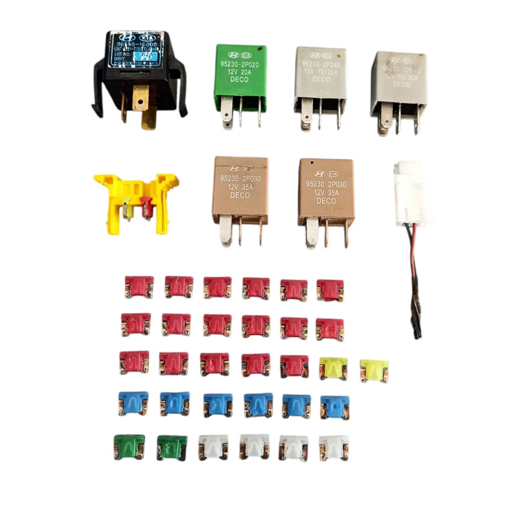 Kit Reles E Fusíveis Interno Hyundai Hb20s 1.6 2013 Á 2019.