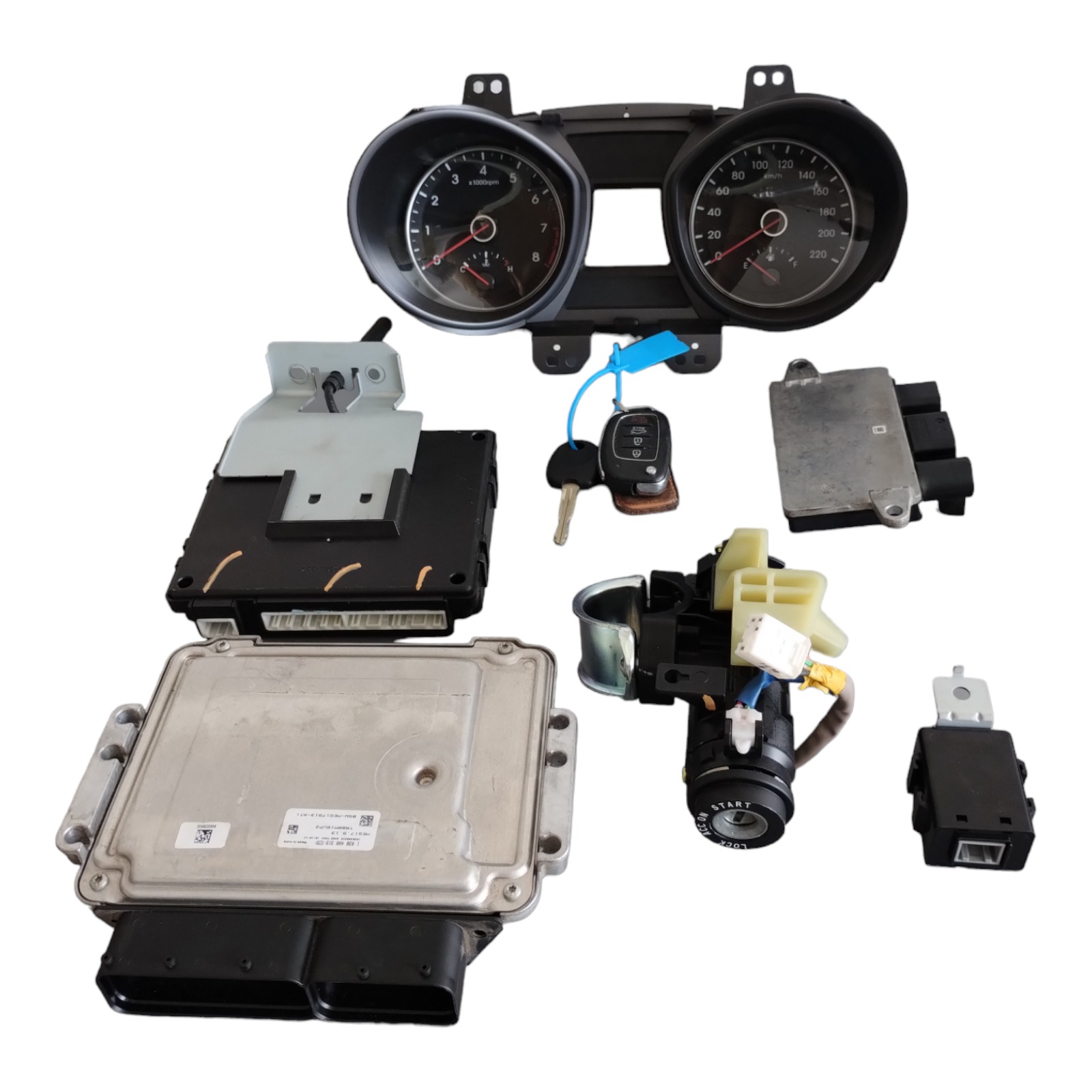 Kit De Módulos De Injeção Hyundai Hb20 1.6 16v Automático. 9