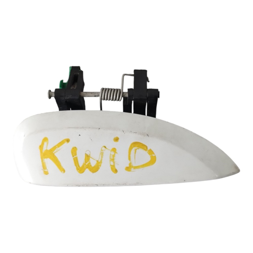 Maçaneta Externa Traseira Direita Reanult Kwid 2019 A 2021. Branco Traseira