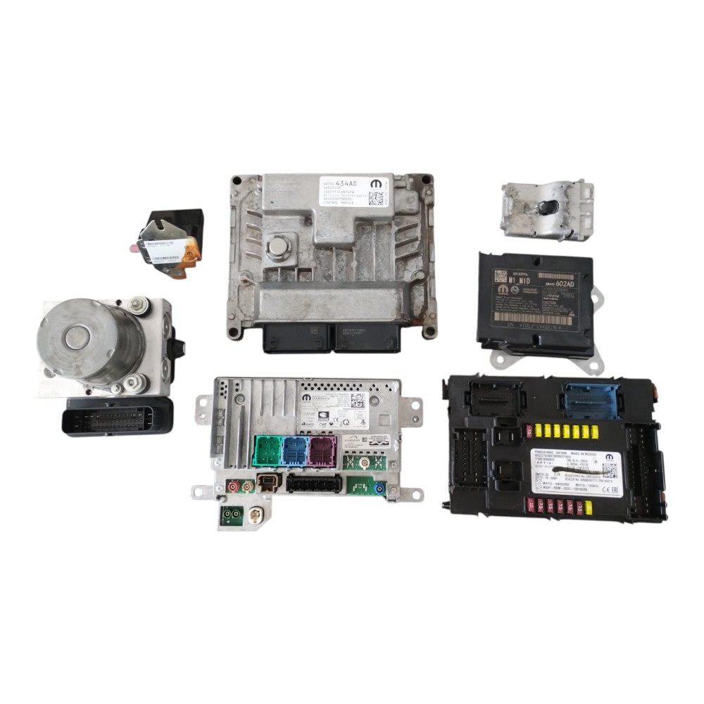 Kit Code Módulos Injeção Jeep Compass T270 1.3 Turbo 4×2 Aut 2
