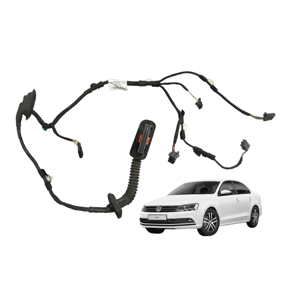 Chicote Porta Traseira Esquerda Vw Jetta 2012 À 2018. 1
