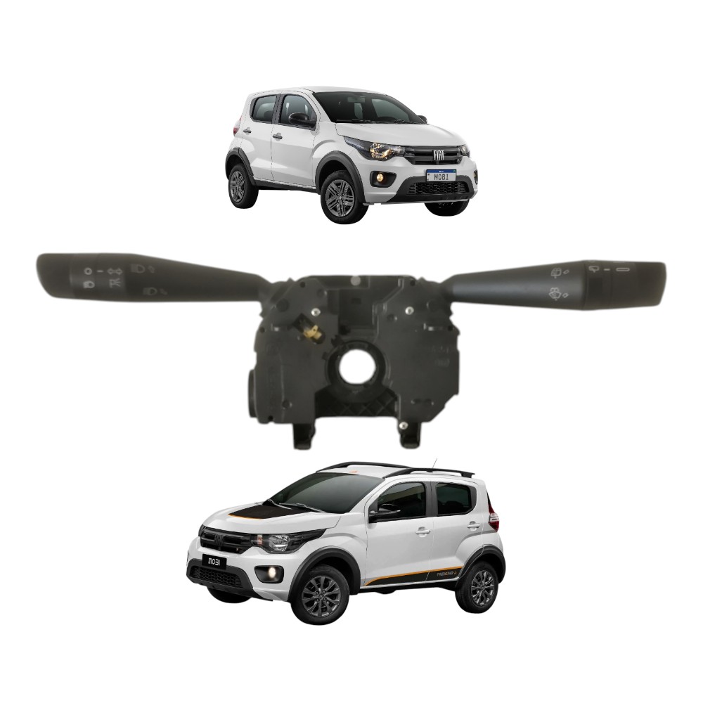 Comando De Setas E Limpador Fiat Mobi 2017 À 2025. 1