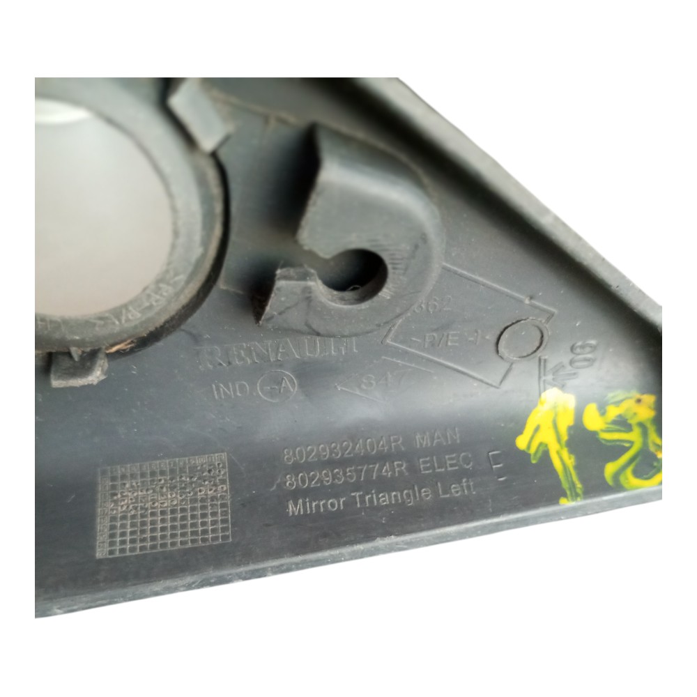 Moldura Interna Retrovisor E. Renault Logan 2013 À 2019. 3