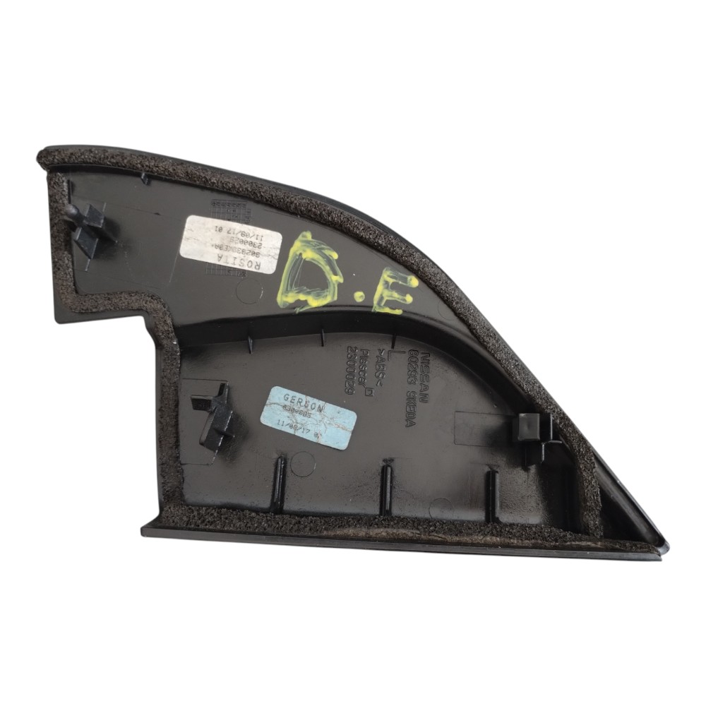 Moldura Interna Retrovisor Esq. Nissan Versa 2013 À 2019. Preto 2