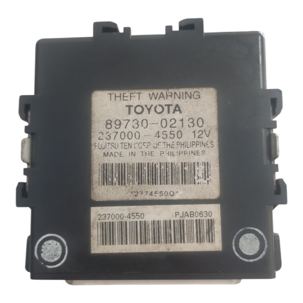 Módulo alarme central  toyota corolla 2010 a 2014.