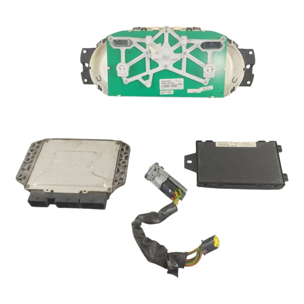 Kit Code Módulo Injeção Renault Sandero Logan 1.6 8v 07 À 14 2