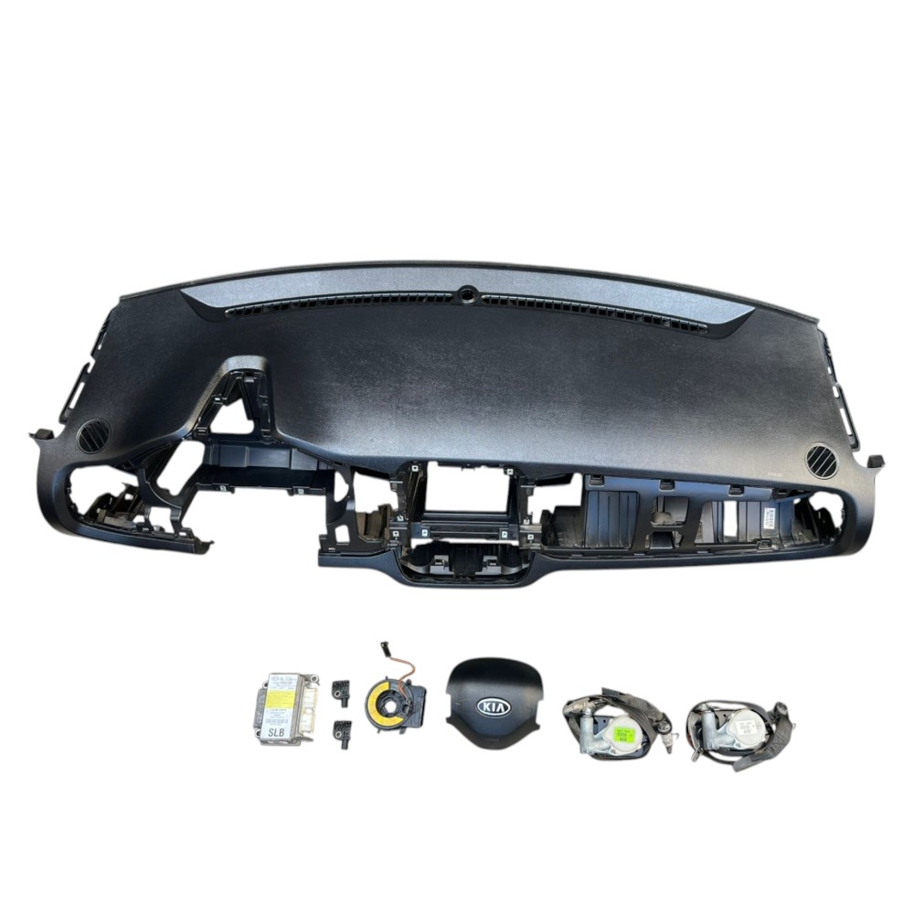 Kit Capa Painel Módulo Bolsa Volante Kia Sportage 11 À 16. Preta 2