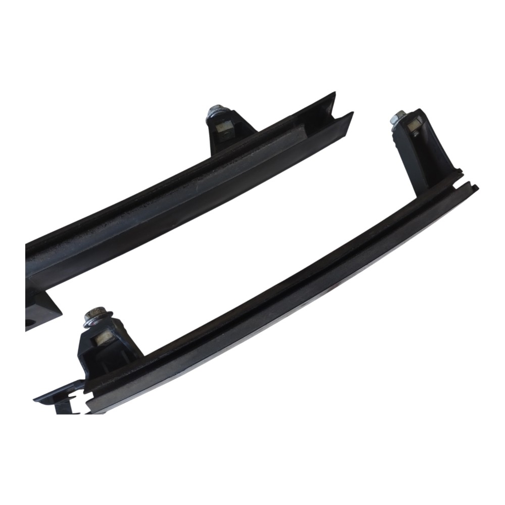 Par Suportes Guias Porta Direita Fiat Uno Mille 2004 À 2013. 4