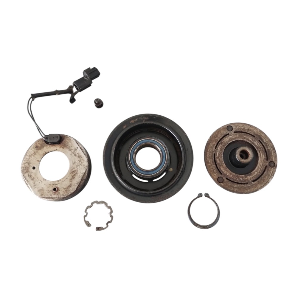 Kit Bobina Polia Compressor Hyundai Hb20 1.0 2013 À 2019.