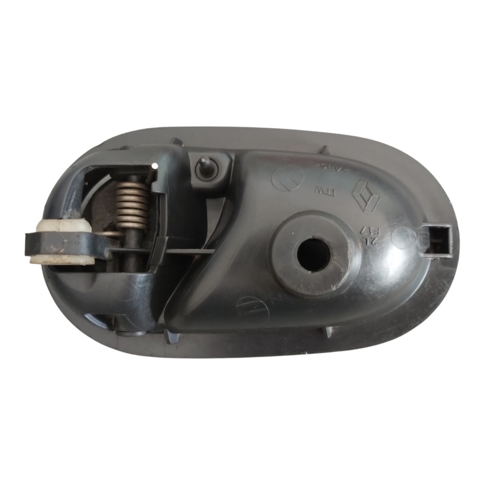 Maçaneta Interna Dianteira Esq. Renault Sandero Logan 14/20. Preto Dianteira 2