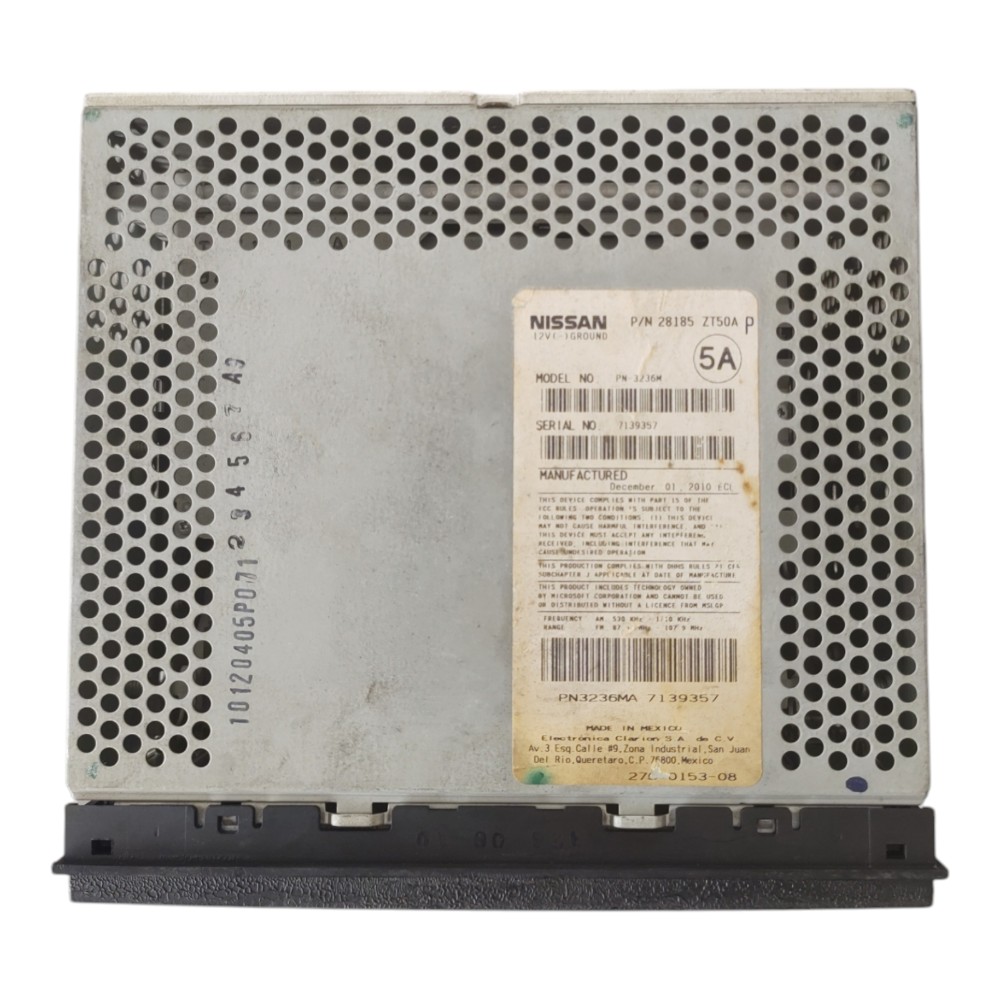 Rádio Som Original Nissan Sentra Tiida Frontier 2008 À 2013. 3