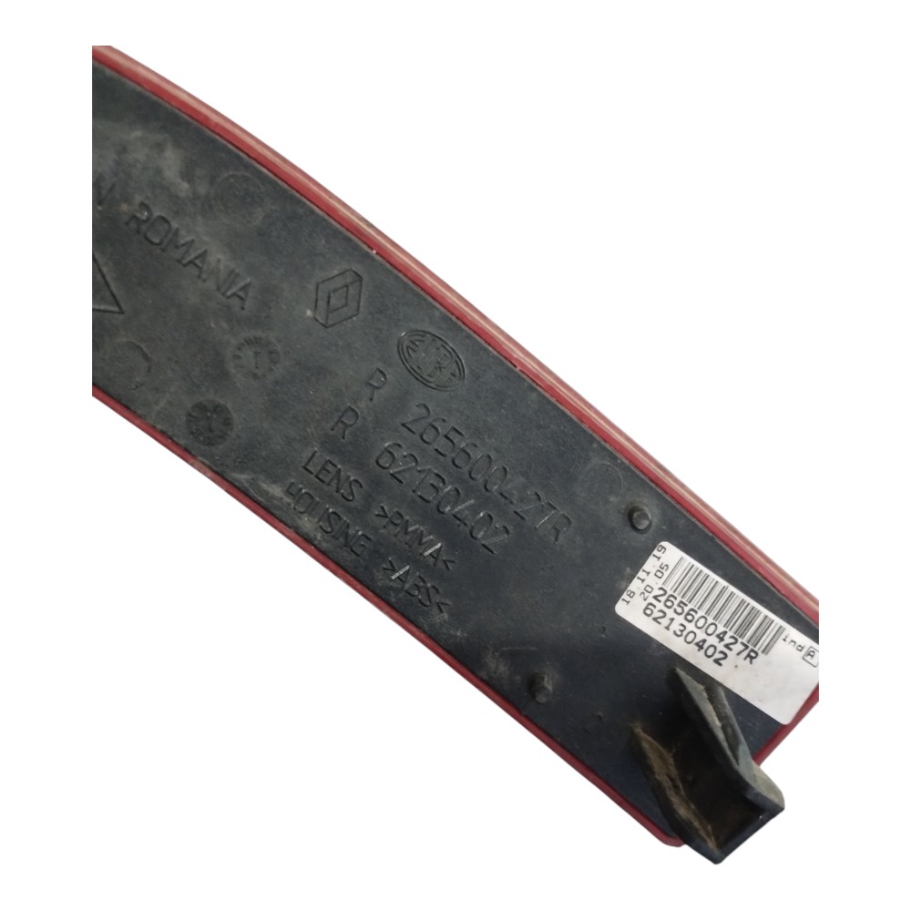 Refletor Traseiro Direito Para-choque Renault Logan 14 À 20. Vermelho 4
