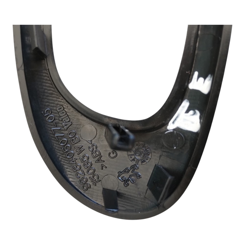 Moldura Maçaneta Interna Esq Diant/tras Peugeot 207 08 À 14. Preto Traseira 7