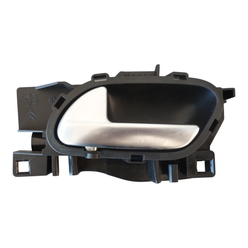 Maçaneta Interna Peugeot 208 2014 A 2019. Preto Dianteira 1