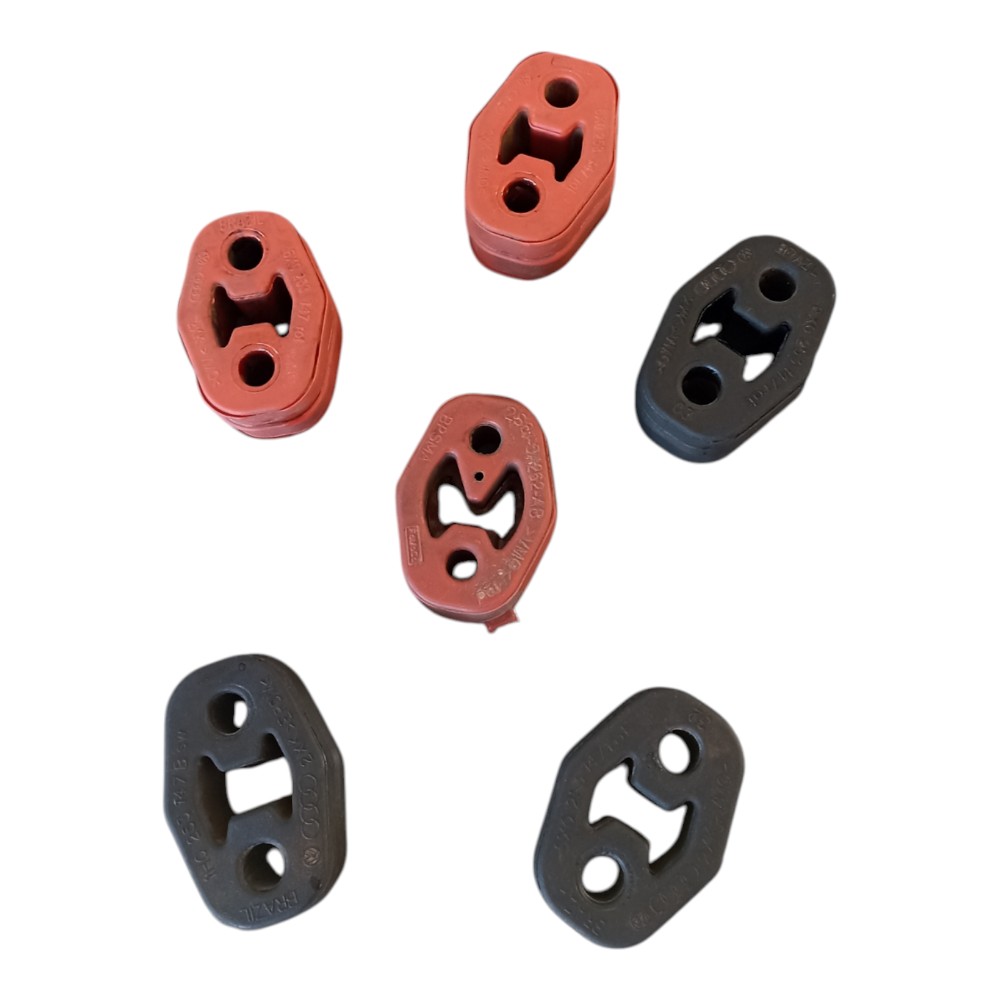 BORRACHA SUPORTE COXIM ESCAPAMENTO VW GOL VOYAGE SAVEIRO G6. 2