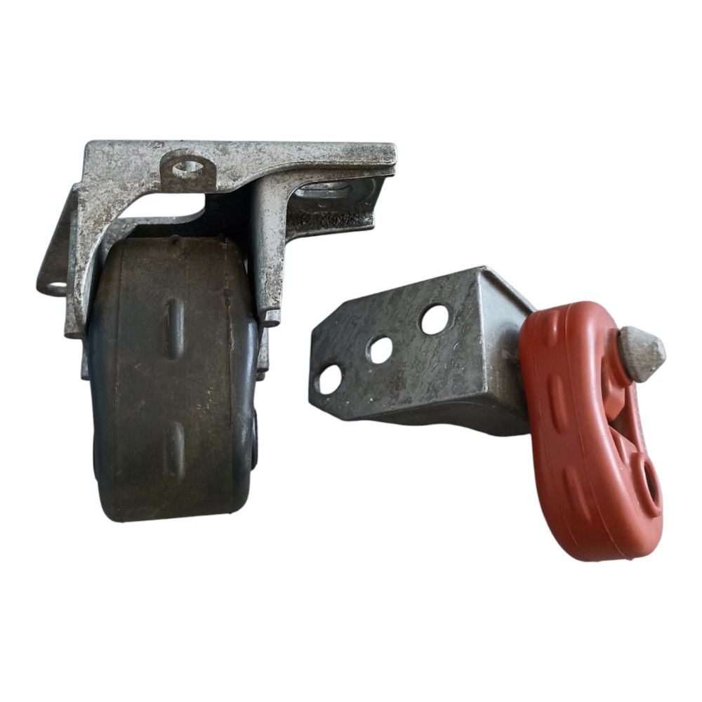 Par D Suporte Coxim Escapamento Vw Virtus Nivus Polo Tcross.