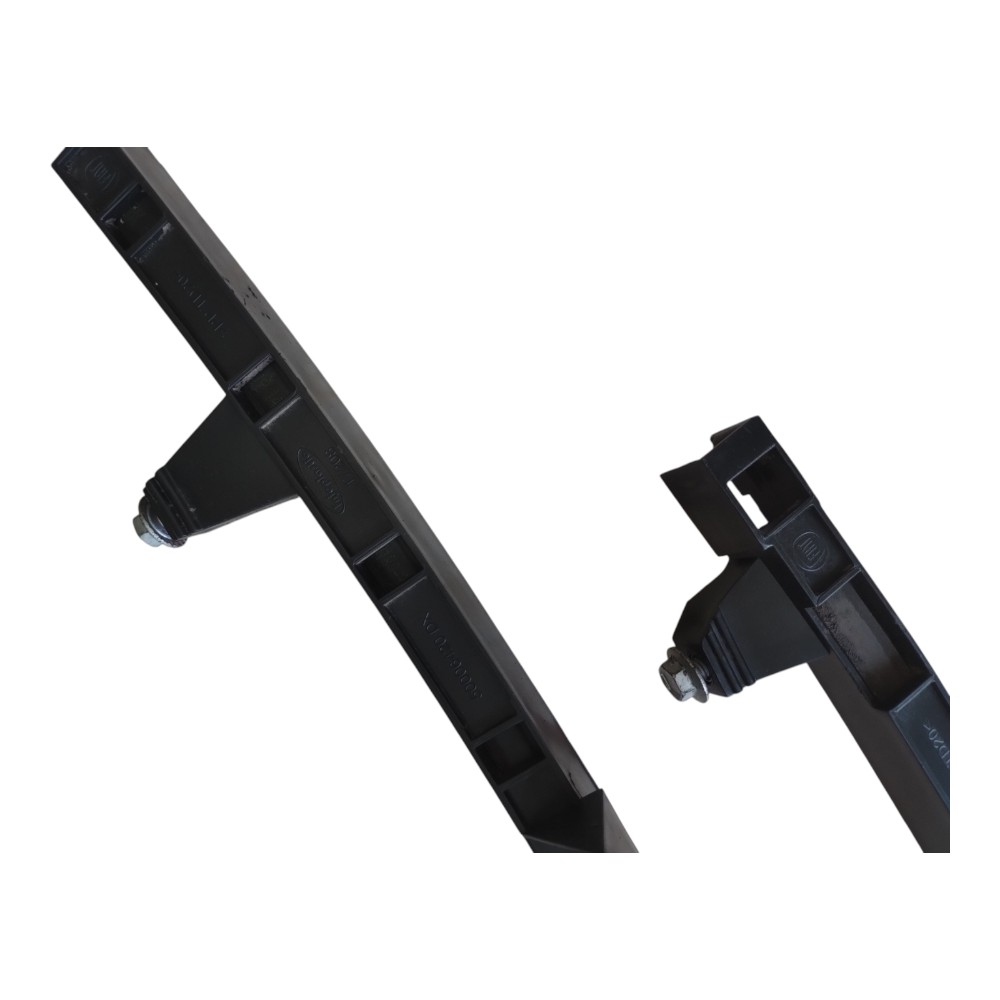 Par Suportes Guias Porta Direita Fiat Uno Mille 2004 À 2013. 9